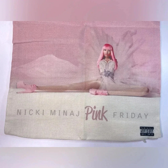 Nicki Minaj - Pink Friday  - Throw Pillow Cover / Slip - 💕🪩 - Picture 3 of 8